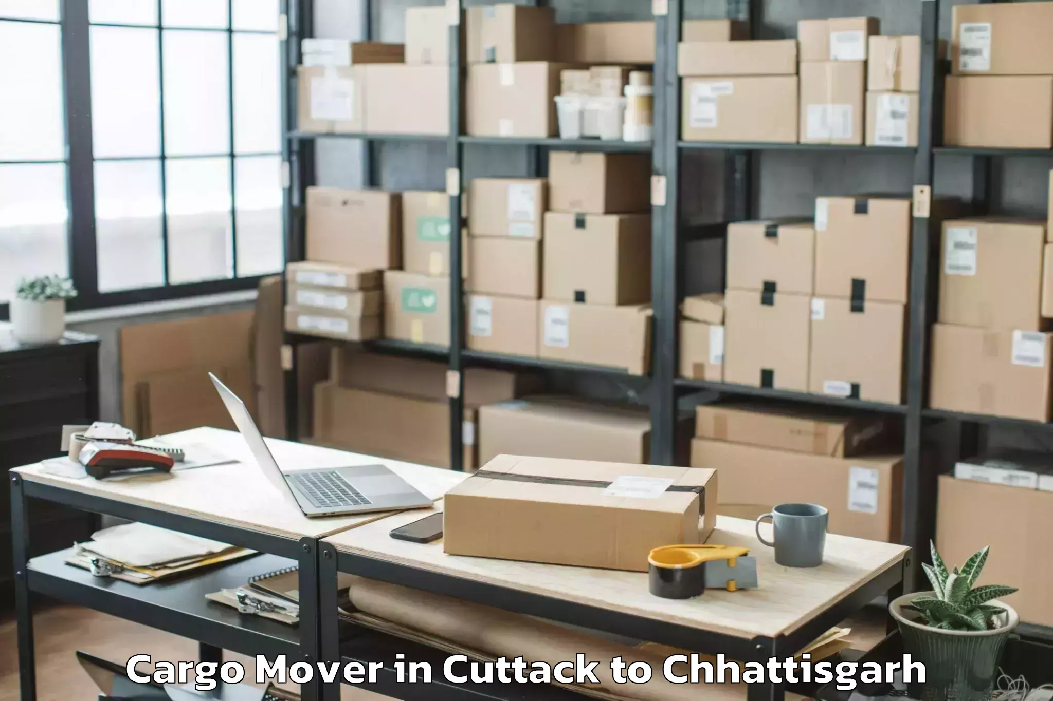 Easy Cuttack to Sarguja University Ambikapur Cargo Mover Booking